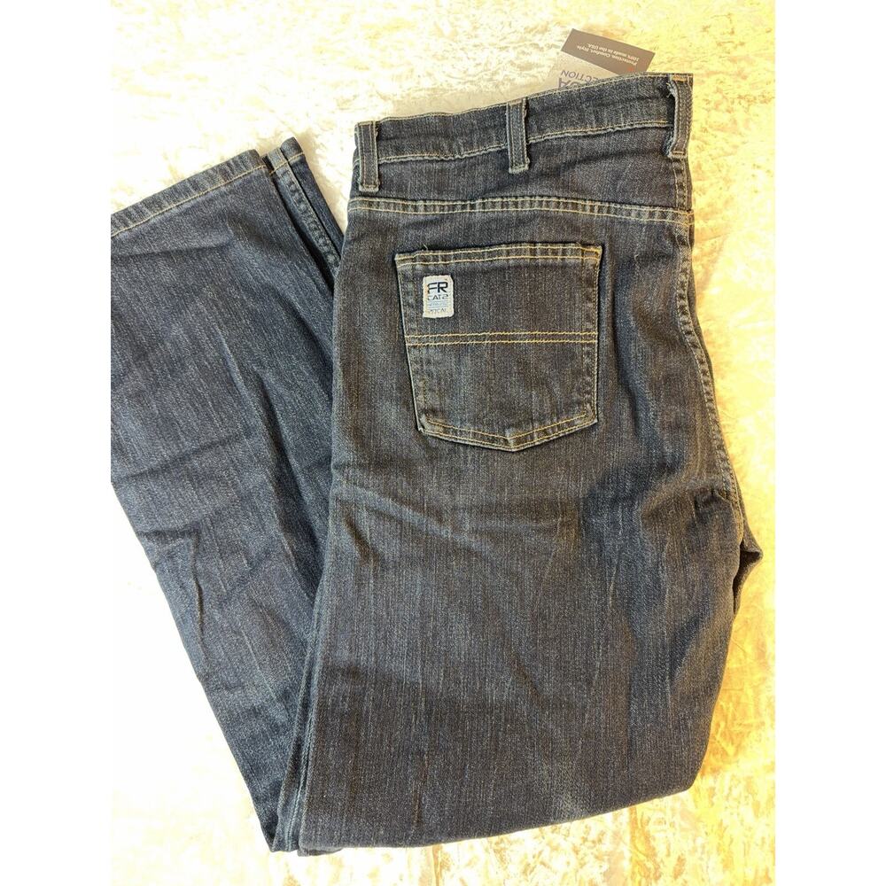 Tyndale FRMC CAT2 FR Jeans Mens 38x32 NWT Made USA‎ Flame Resistant Workwear - Picture 4 of 9